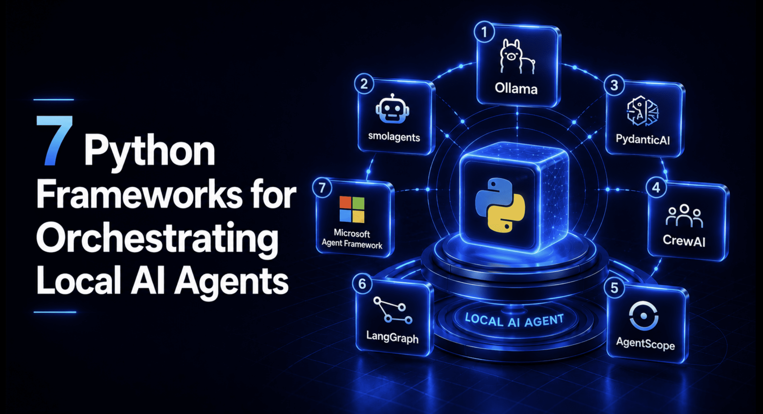 7 Python Frameworks for Orchestrating Local AI Agents