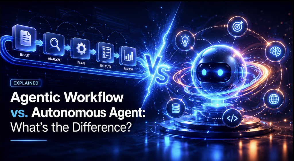 Agentic Workflows vs. Autonomous Agents: What's the Difference?