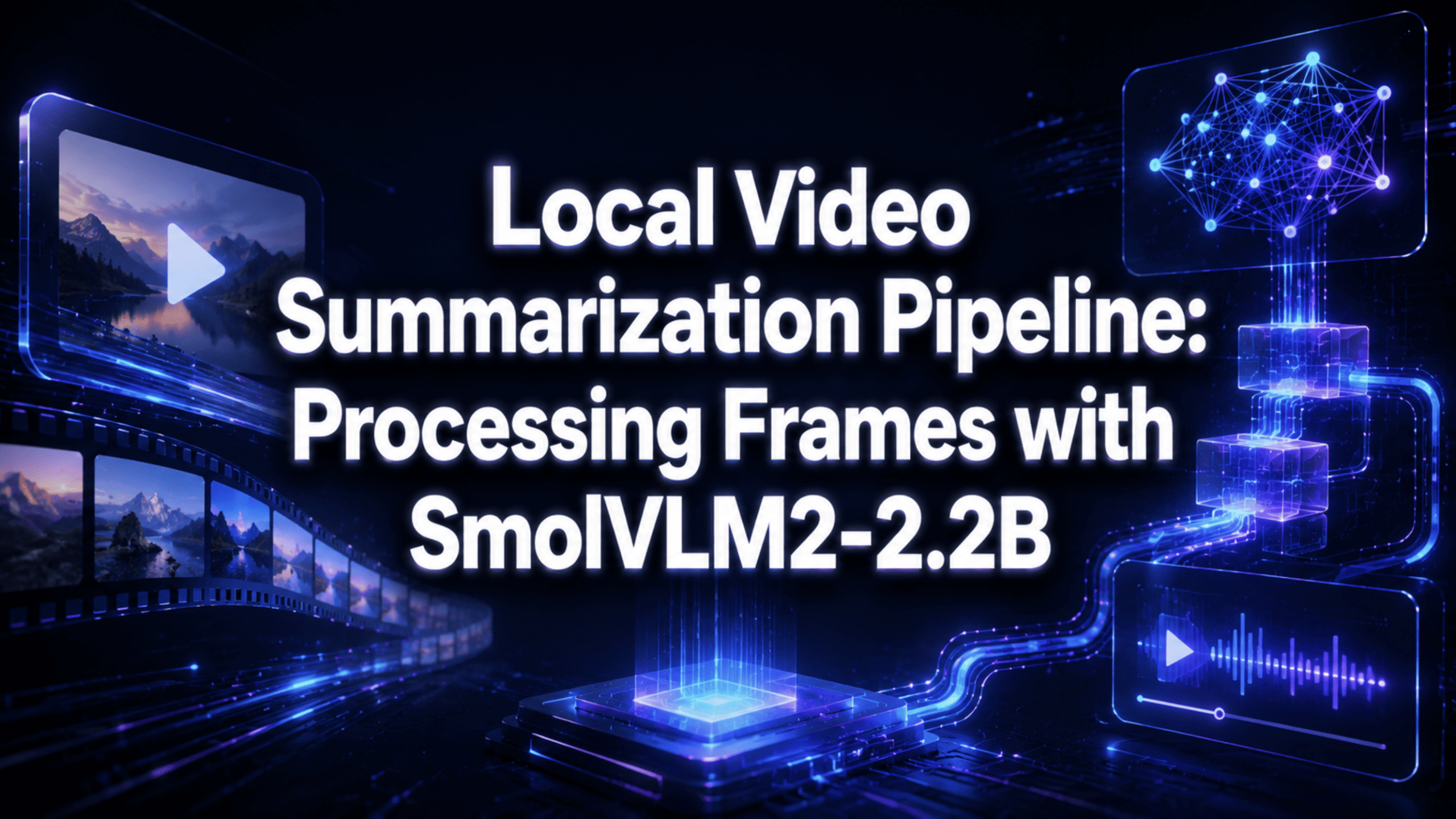 Local Video Summarization Pipeline Using SmolVLM2-2.2B