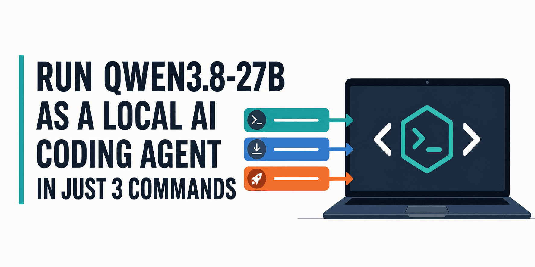 Run Qwen3-27B as a Local AI Coding Agent in 3 Commands